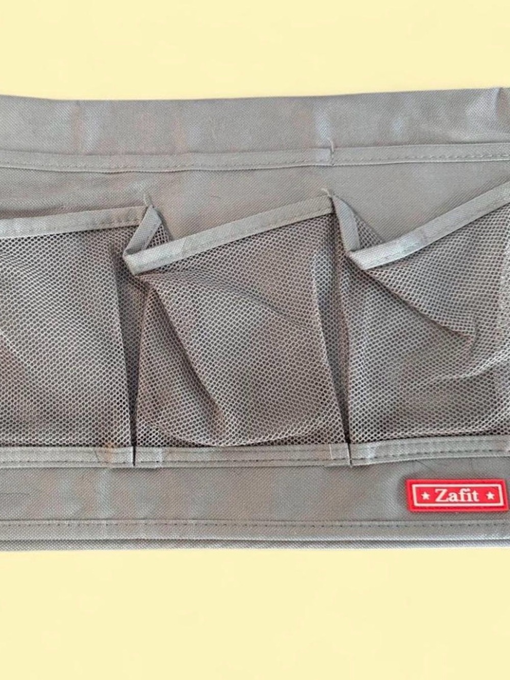 Gray Mesh Pocket Closet Organizer